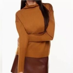 ARITZIA WILFRED CYPRIE WOOL TURTLENECK SWEATER size XS